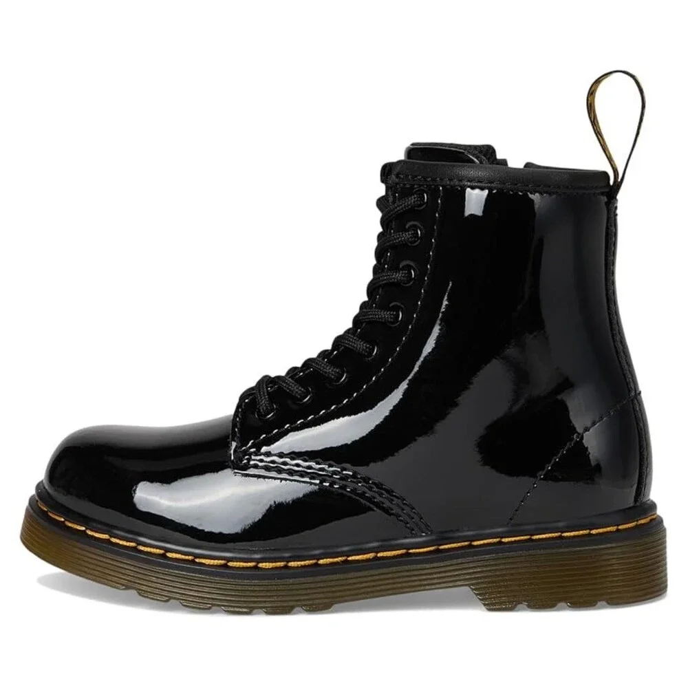 Dr. Martens 1460 R15373003 Toddler US 7 Black Patent Leather Ankle Boots RHS5475
